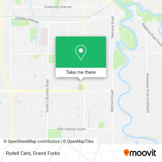 Rydell Cars map