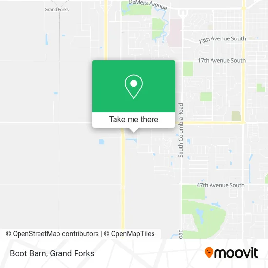 Boot Barn map