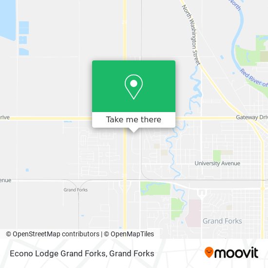 Mapa de Econo Lodge Grand Forks