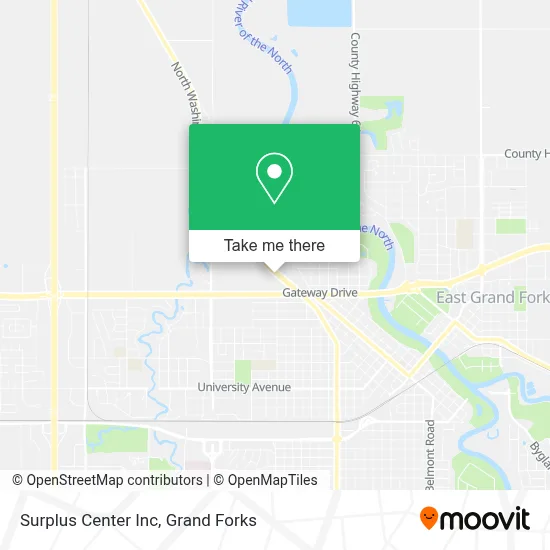 Surplus Center Inc map