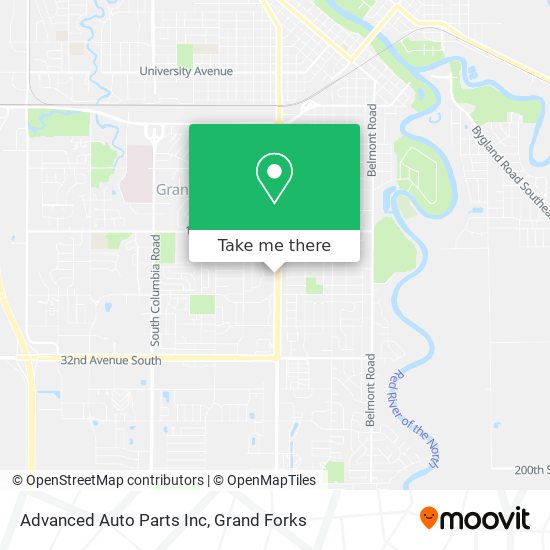 Advanced Auto Parts Inc map
