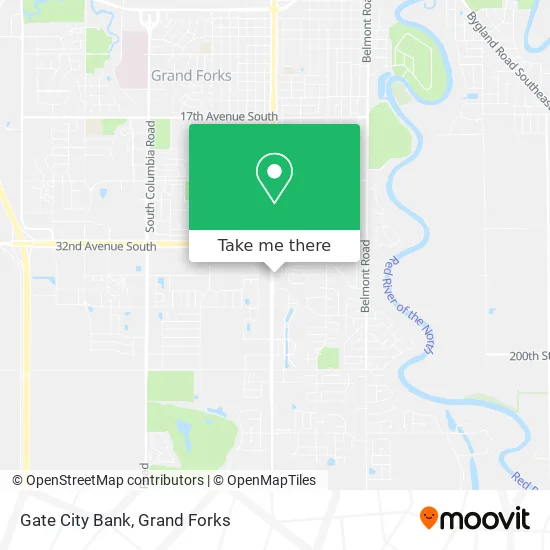 Gate City Bank map