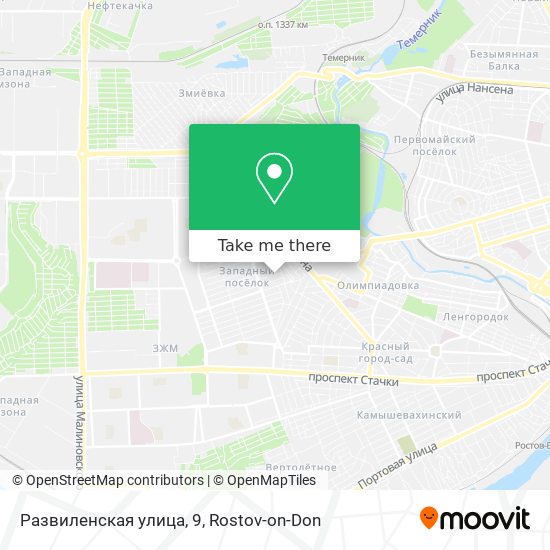 Развиленская улица, 9 map