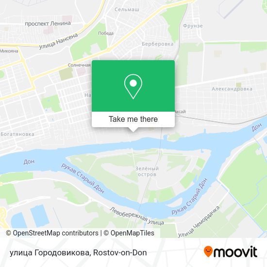 улица Городовикова map