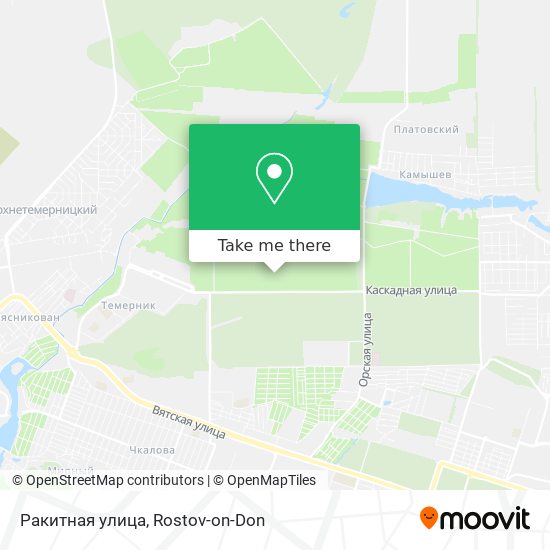 Ракитная улица map