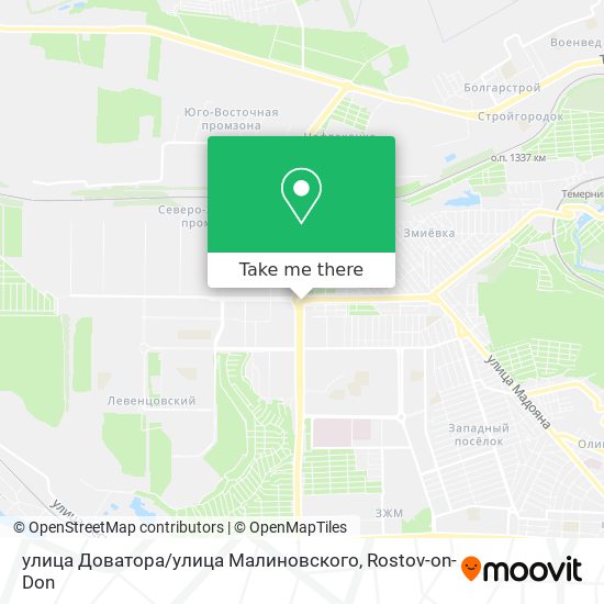 улица Доватора / улица Малиновского map