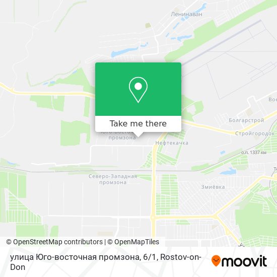 улица Юго-восточная промзона, 6 / 1 map