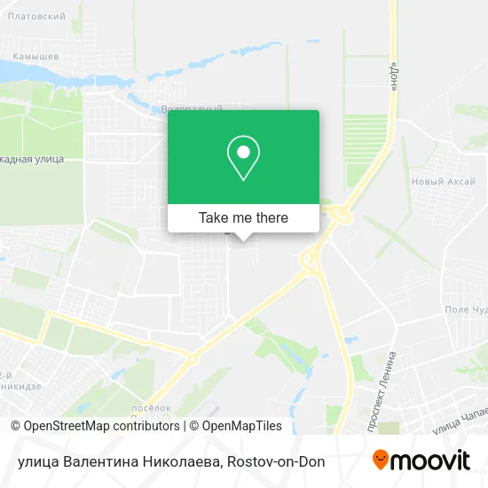 улица Валентина Николаева map