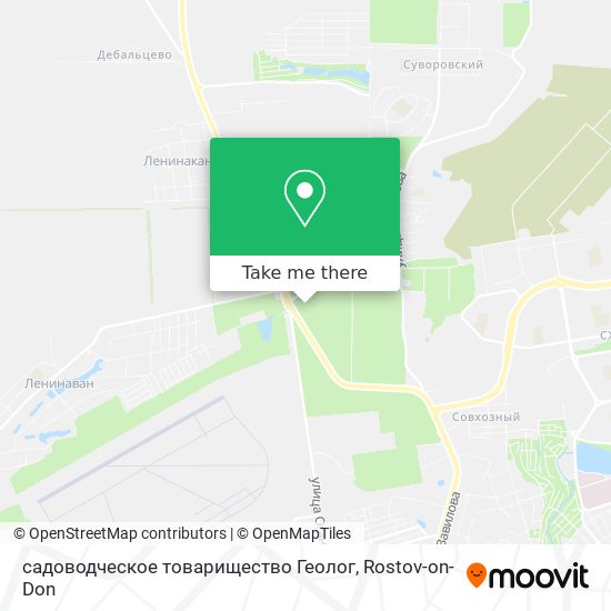 садоводческое товарищество Геолог map