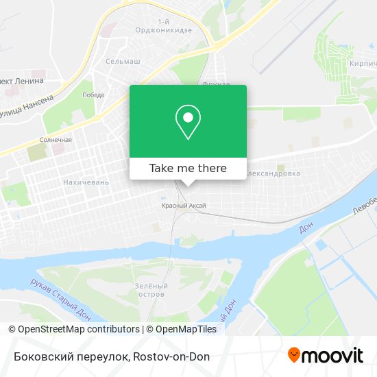 Боковский переулок map