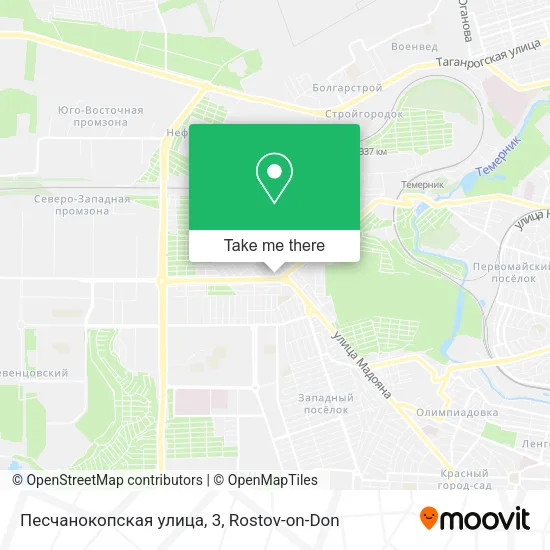 Песчанокопская улица, 3 map