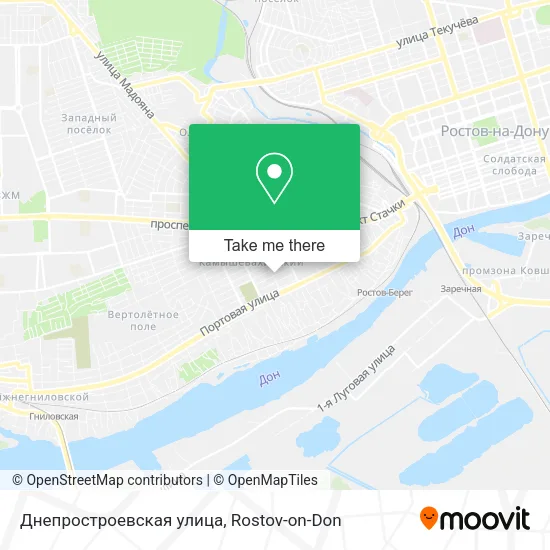 Днепростроевская улица map