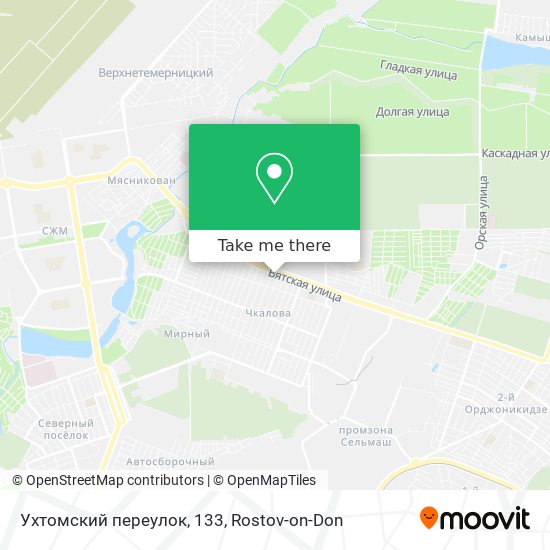 Ухтомский переулок, 133 map