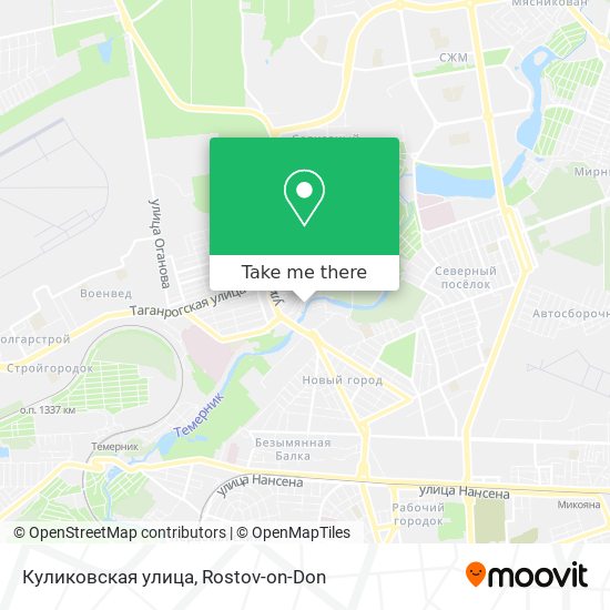 Куликовская улица map
