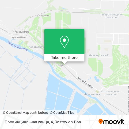 Провинциальная улица, 4 map