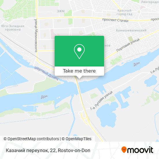 Казачий переулок, 22 map
