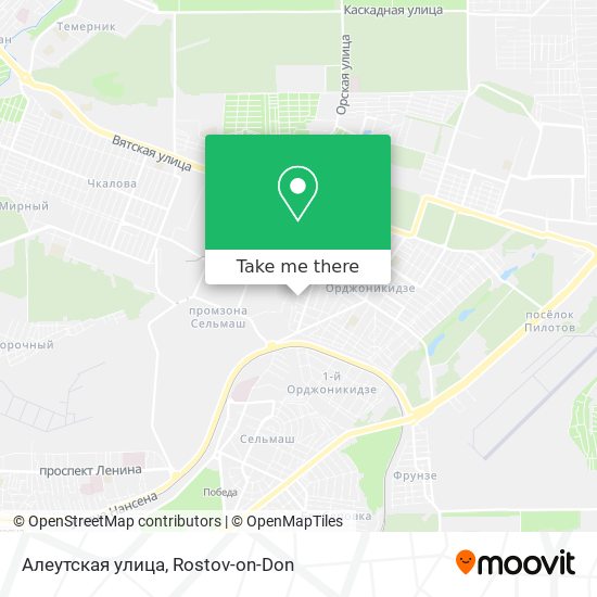 Алеутская улица map