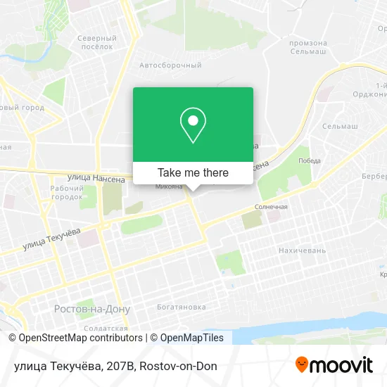 улица Текучёва, 207В map