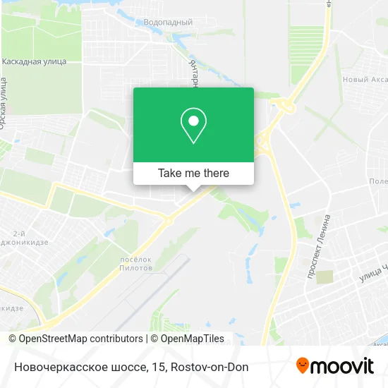 Новочеркасское шоссе, 15 map