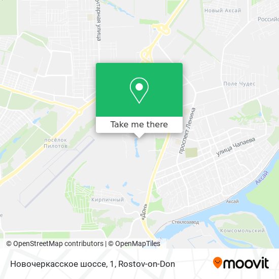 Новочеркасское шоссе, 1 map