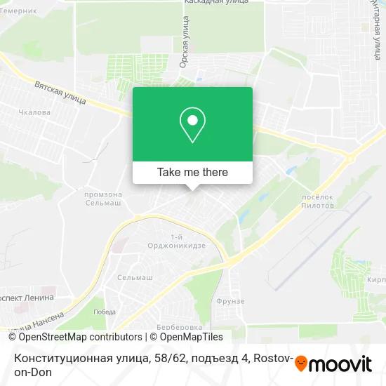 Конституционная улица, 58 / 62, подъезд 4 map
