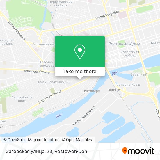 Загорская улица, 23 map