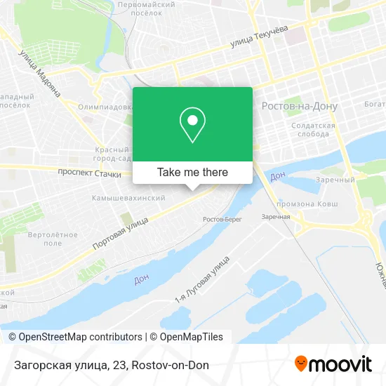 Загорская улица, 23 map