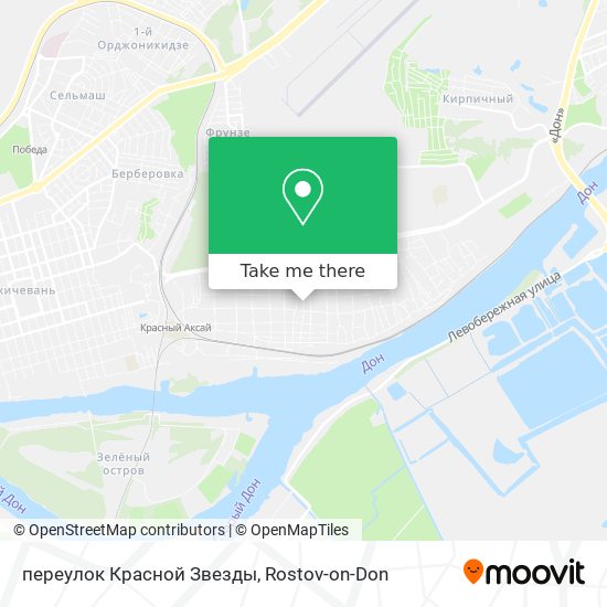 переулок Красной Звезды map
