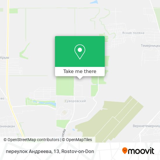 переулок Андреева, 13 map