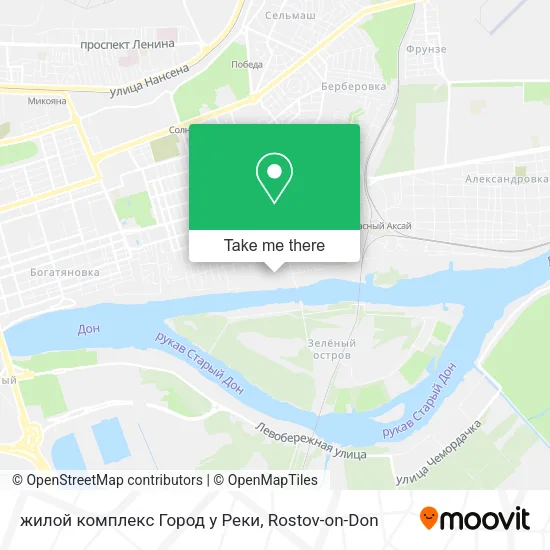 жилой комплекс Город у Реки map