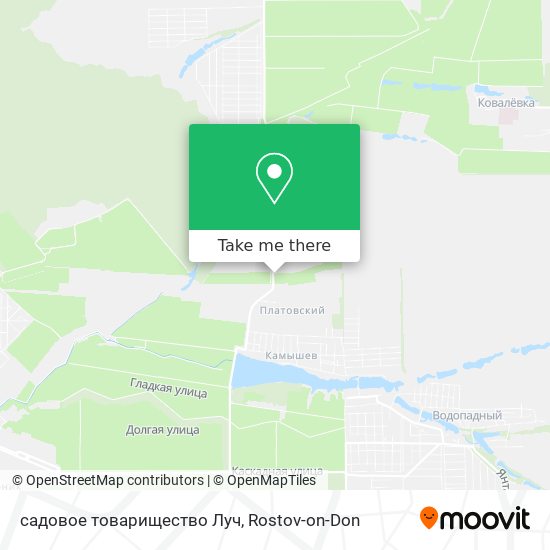 садовое товарищество Луч map