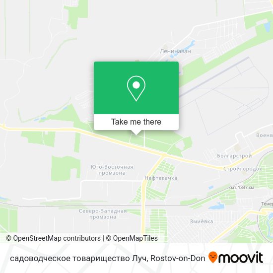 садоводческое товарищество Луч map