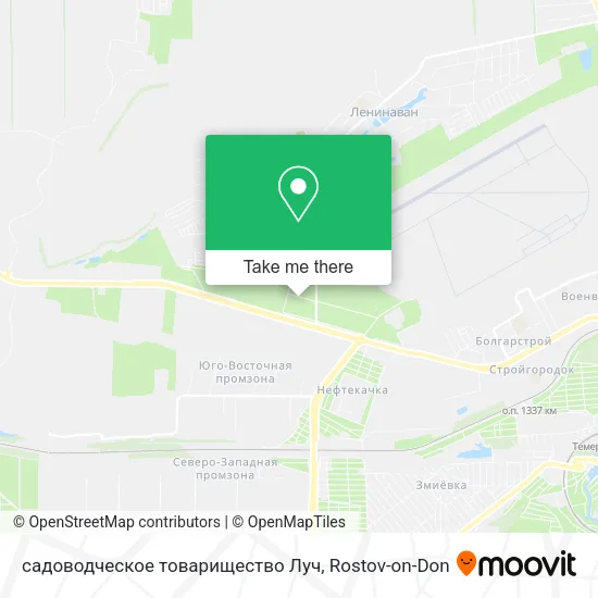 садоводческое товарищество Луч map
