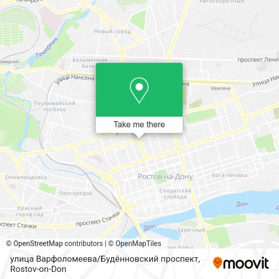 улица Варфоломеева / Будённовский проспект map