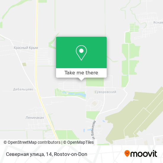 Северная улица, 14 map