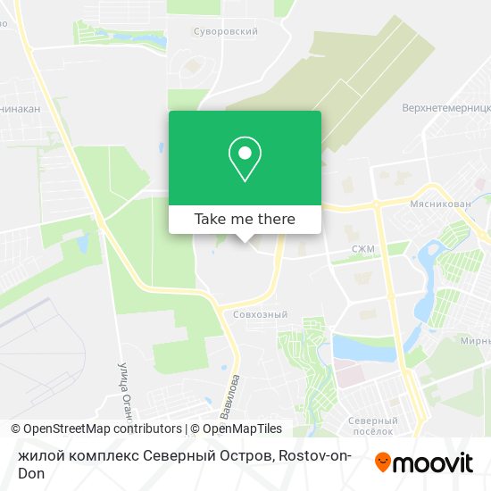 жилой комплекс Северный Остров map