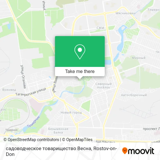 садоводческое товарищество Весна map