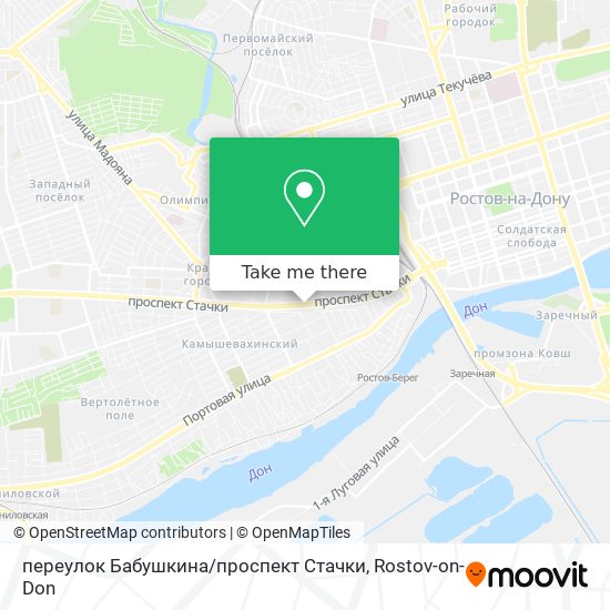 переулок Бабушкина / проспект Стачки map