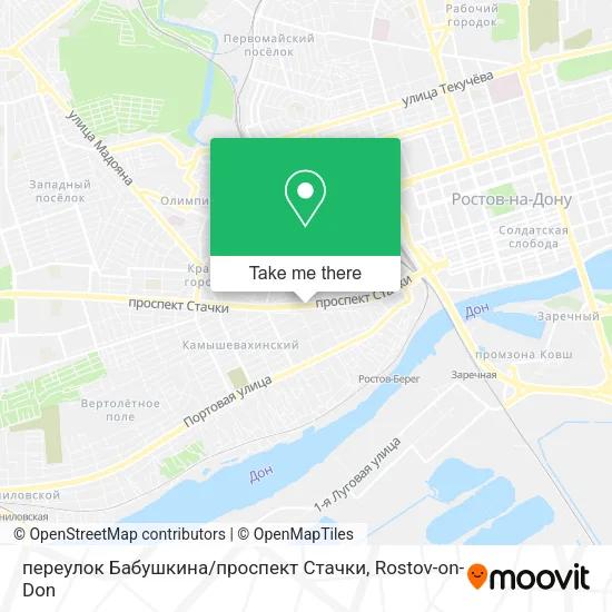 переулок Бабушкина / проспект Стачки map