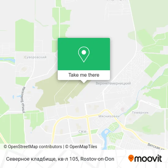 Северное кладбище, кв-л 105 map