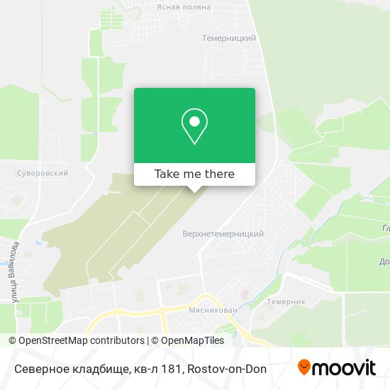 Северное кладбище, кв-л 181 map