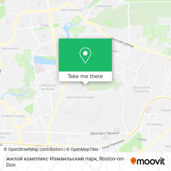 жилой комплекс Измаильский парк map