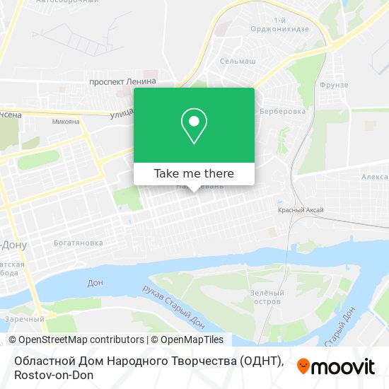 Областной Дом Народного Творчества (ОДНТ) map