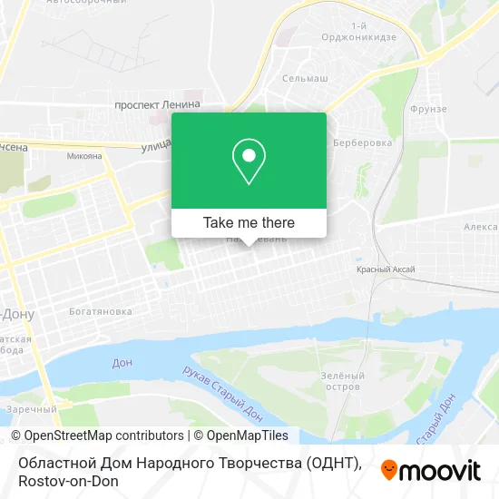 Областной Дом Народного Творчества (ОДНТ) map