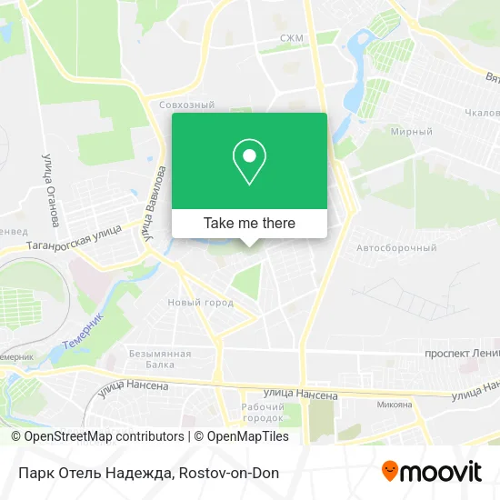 Парк Отель Надежда map