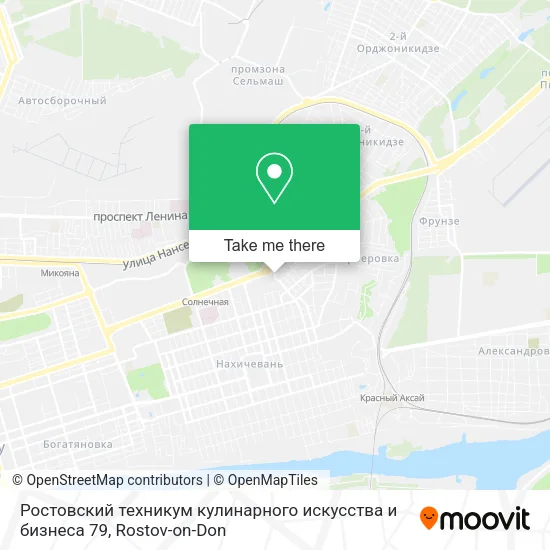 Ростовский техникум кулинарного искусства и бизнеса 79 map