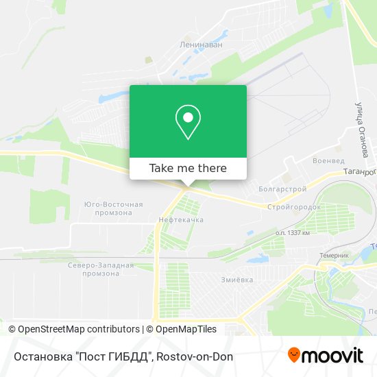 Остановка "Пост ГИБДД" map