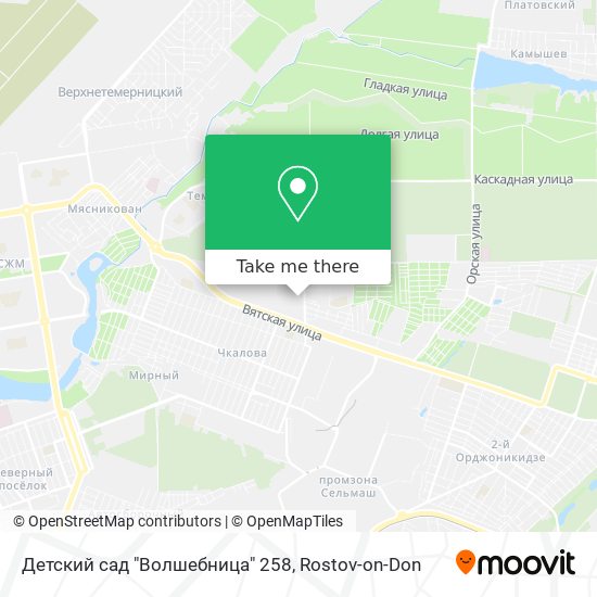 Детский сад "Волшебница" 258 map