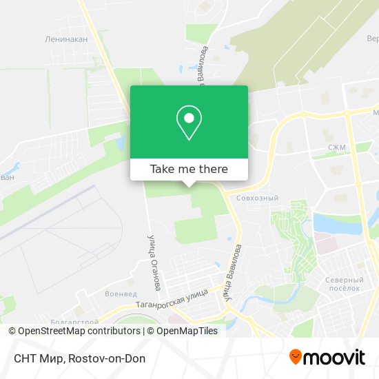 СНТ Мир map