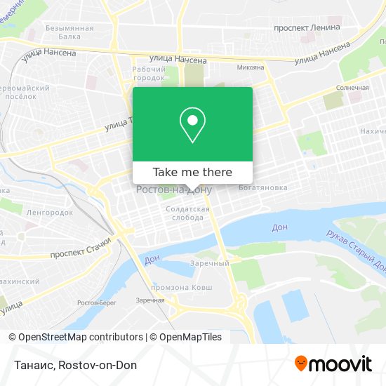 Танаис map